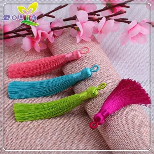 New pull ring ice wire vertical tassel wrinkle resistant straight spike small pendant DIY accessories factory direct sale