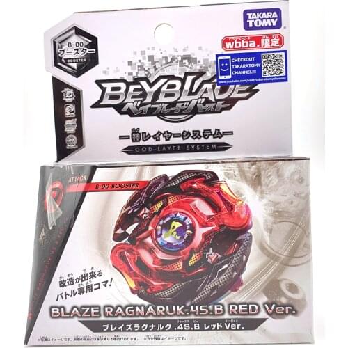 Original Japan Takara Tomy Beyblade Burst B-00 Limited Blaze Ragnaruk .4s.b Red Ver as Kids Toys