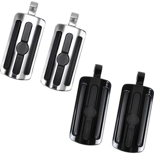 Motorcycle Engine Guard Highway Foot Pegs Footpeg 10mm Footrest Pedal Black/Chrome For Harley Touring Sportster XL Dyna Softail