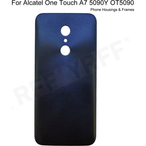 Phone Battery Housings Plastic Frames For Alcatel One Touch A7 5090Y OT 5090 Battery Housing Back Cover Door Case