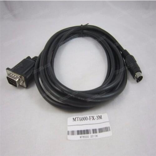 PLC Program Cable MT6000-FX to connect MT6000/MT8000 Touch Panel & FX2N/FX1N/FX0N 2.5M MT6000/FX free shipping