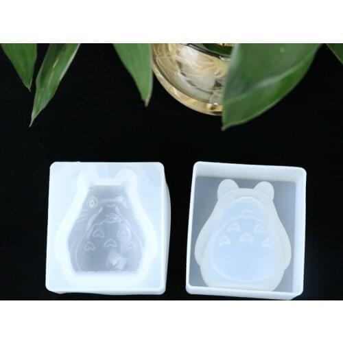 DIY Crystal Epoxy 3D Stereo Totoro Silicone Mold Manually Set Up Toy Gift Decoration