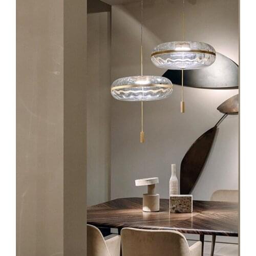 Modern crystal chandelier lighting copper christmas balls lampes suspendues living room decoration luzes de teto