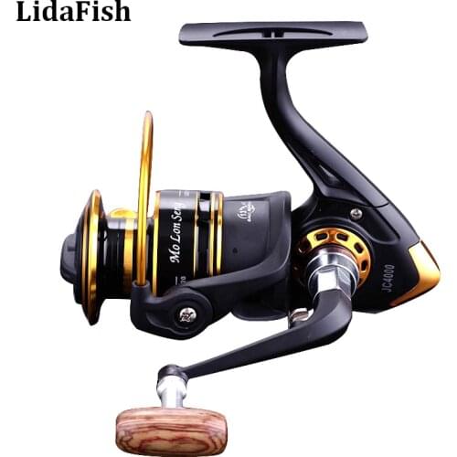 LIDAFISH Brand JC1000-6000 Series Spinning Fishing Reel Metal Spool 5.2:1/4.7:1 Gear Ratio Fishing reel Fishing Wheel