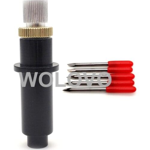 5pcs/Case 45 degree vinyl cutter heat transfer plotter Mimaki cutter blades + Mimaki Cutter housing Blade holder