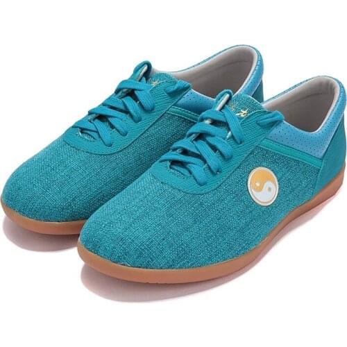 High quailty breathable wushu kungfu Natural Linen fabric shoes Practice martial arts indoor shoes taichi taiji shoes