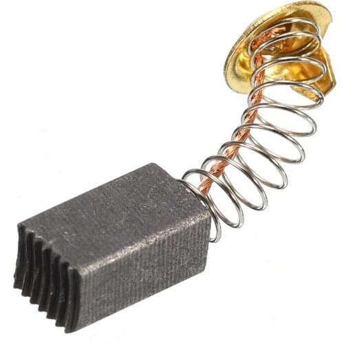 10pcs Carbon Brushes For Dremel Mini Drill Electric Tools Carbon Brush Power Tools Accessories 12.5 x 6.5mm 7.5 x