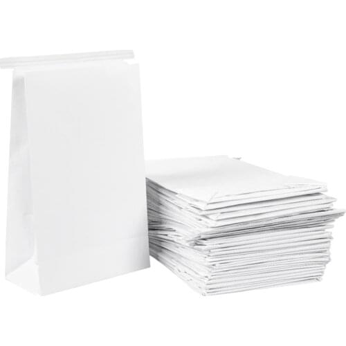 2021 50 Pcs Vomit Bags White Throw Up Sick Bags for Motion Morning Sickness and Hangovers Travel Disposable Paper Puke Bag