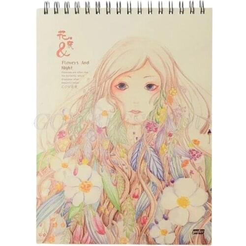 50 Sheets A4 Paper Watercolor Sketch Book Notepad Painting Drawing Diary Notebook Drop Shipping