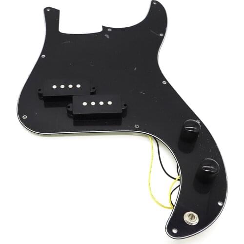 Black PB P Bass 3 Ply Prewired Loaded Pickguard Pickup for Precision Bass Guitar Musical Instrument Accessories