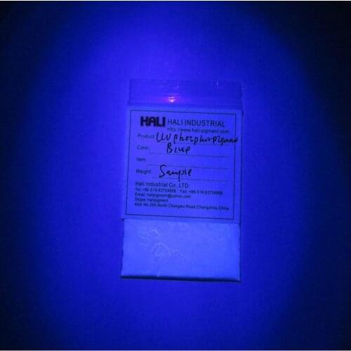 UV fluorescent pigment UV sensitive powder UV active pigment,show blue color under ultraviolet.day color:white,1lot=200gram