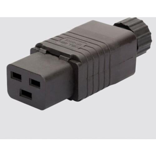 YYDS IEC PDU UPS 16A 250VAC 320 C 19 plug, IEC C19 DIY plug conector Rewirable Socket