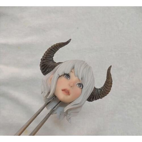 In Stock Collectible Japan Anime 1/6 Scale Devil Mother Shinozaki Female Head Carved for 12'' Figures Body