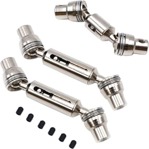 Metal Transmission Drive Shaft 6x6 for WPL B14 B24 B16 B36 Q60 RC Car Parts