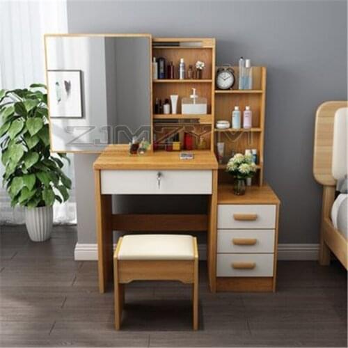 Multifunctional modern simple dressing table small mini dressing table simple light luxury dressing table with LED light