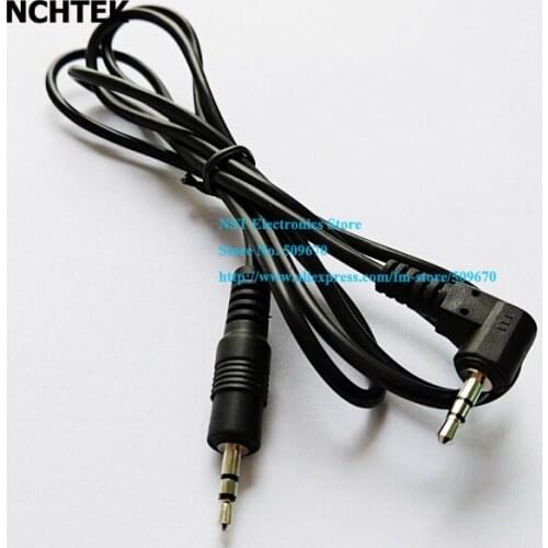 NCHTEK 90 Degree Angled 2.5MM Stereo Male to 2.5mm Stereo Male Audio Extension Connector Cable About 1M/Free Shipping/10PCS