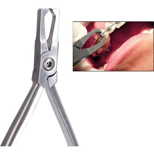 Dental Anterior Teeth Bracket Removing Pliers Stainless Steel Orthodontic Tools Forceps Dentist Pliers Cutting Adhesive Part