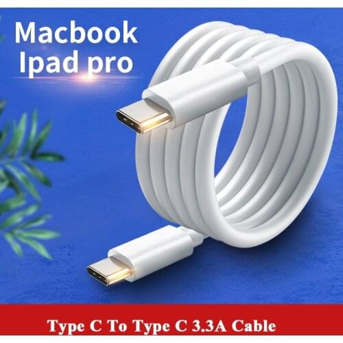 PD USB C Cable For Original Huawei Matebook E X Pro 13 Honor Magicbook 14 Macbook 2018 Quick Charging Data USB C To Type C Line