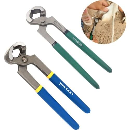 Horseshoe Plier Sheep Cattle Horse Cow Hoof Clamp Repair Hoof Pliers Non-slip Grips Snip Nail livestock Forceps Clamping Tool