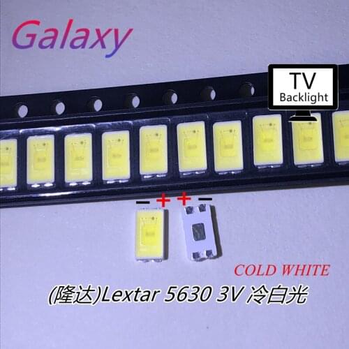 Lextar LED Backlight 0.5W 5630 3V Cool white LCD Backlight for TV TV Application PT56Z03 led 3000PCS