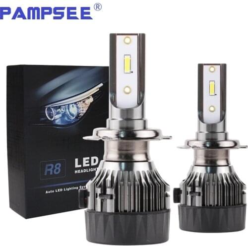 ZES 1860 Chips Car Headlight LED H7 H4 Light Bulbs H1 H11 H3 H13 9004 9005 9006 9007 12000LM 12V 3000K 4500K 6500K Auto Lamp K8
