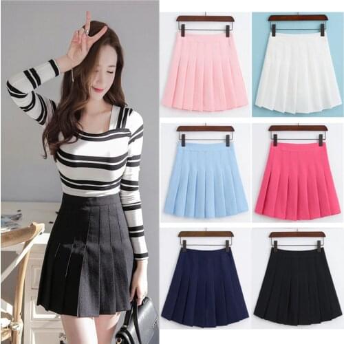 Womens Workout Skorts Golf Tennis Skirt Built-in Shorts Underpants Pleated School Skirt High Waist For Performance Training