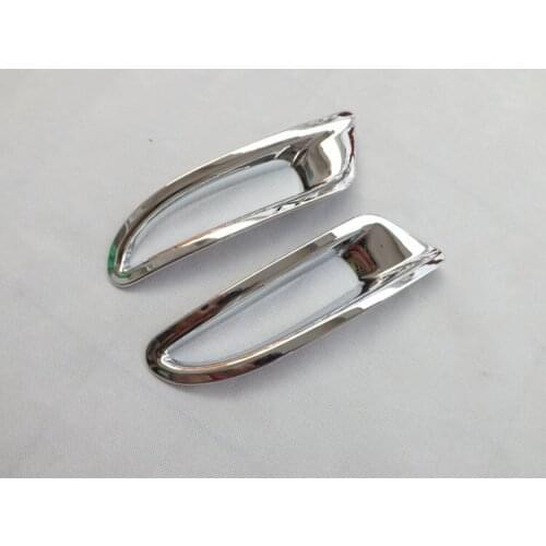 Rear Tail Fog Light Lamp Cover Trim ABS Chrome For Mazda 6 ATENZA 2014-16 auto accessories 2pcs