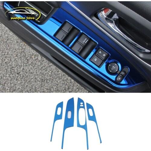 Stainless steel Car Styling For Nissan Navara NP300 accessories 2017 2018 2019 Door Window glass Lift Control Switch Cover Trim