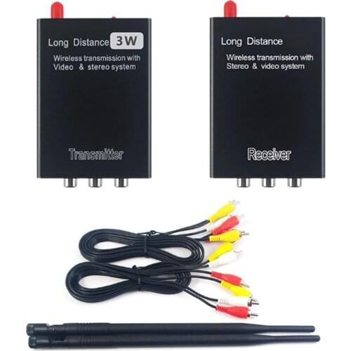 2.4Ghz HIFI Digital Wireless o Video Adapter Receiver Music Wifi Transmitter Receiver 3W with 3.5mm Cable EU Plug