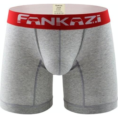 Long Boxers Mens Boxer for Men Cotton Soft Breathable Mens Underwear Men Boxershorts Male U-convex Panties