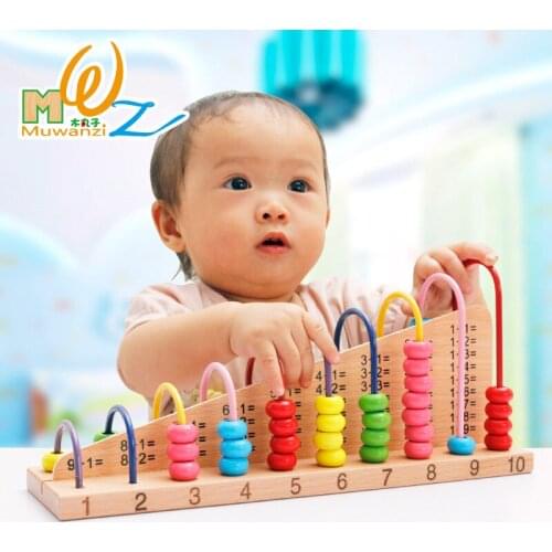 Baby toys around the bead calculation plus or minus arithmetic calculation learning beech calculation frame educational toys M44