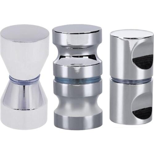 Stainless Steel Door Handle House Ornamentation Door Hardware Locks Glass Door Handle Durable Kitchen Bathroom Shower Handle