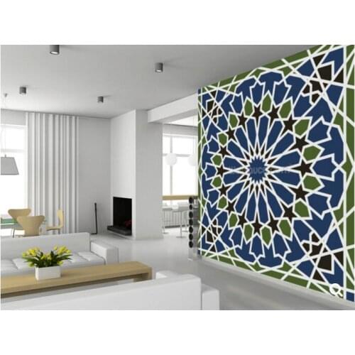 Custom art wallpaper,Arabesque seamless pattern,for the living room bedroom dining room ceiling background wall vinyl wallpaper