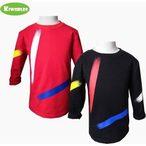 KIWORLDS Long Sleeve T-Shirts For Boys