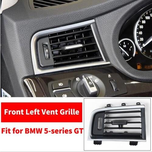 LHD Left Hand DriveCar Front Left A/C Air Conditioner Chrome Outlet Vent Dash Panel Grille For BMW 5 Series GT 528 535 F07 10-17