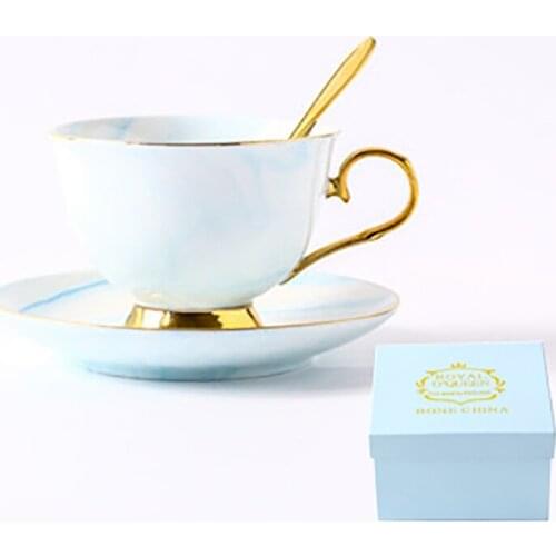 Coffee Cup Set Ceramic Espresso Cups Marble High Tea Water Cup Kahve Fincan Takimlari Environmentally Friendly Home 50T006