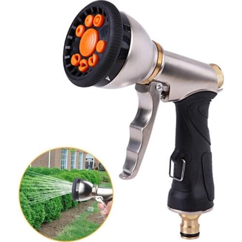 New High-Pressure Water Spray Gun Car Washer Hose Spray Bottle Garden Watering Sprinkler Sprinkler Cleaning Water Gun
