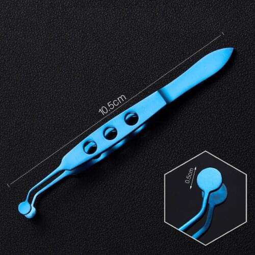 Ophthalmic palpebral gland massage tweezers clamp meibomian gland flap eyelid surgeryl tool forceps clip fat eye apparatus