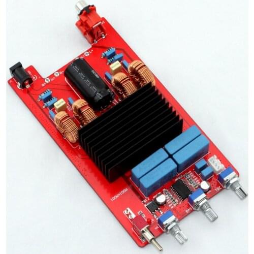 DC32V TDA7498 2 * 100w Class D + LM1036 High Power Digital Audio Amplifier Board (153 * 83) mm