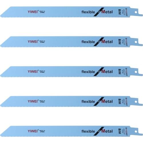 Arrival 5Pcs/set 227mm 9" BIM S1122EF Reciprocating Saw Blade For Cutting Wood And Metal