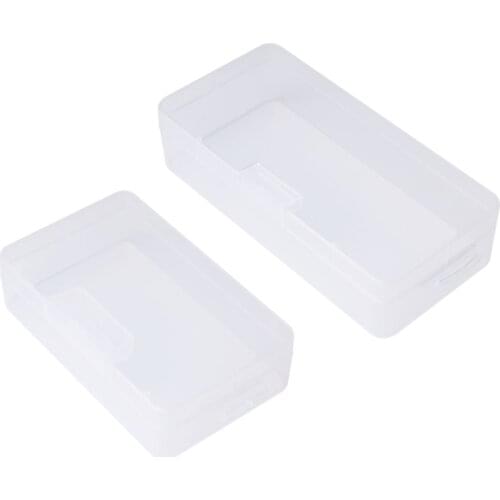 Rectangular Plastic Clear Storage Box Jewelry Parts Container Case Organizer