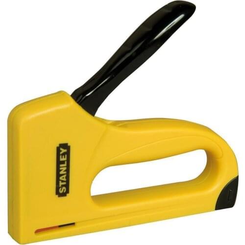 Stanley ST6TR35 6-8-10mm Staple Gun, Home and Office Ideal For, Compression Quick-Correcting Mechanism