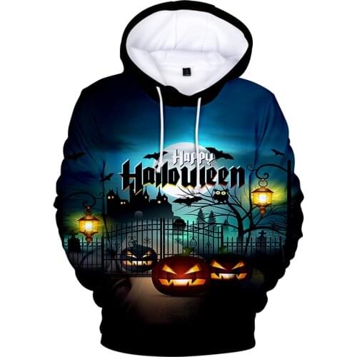 2021 Autumn Winter Sweatshirts Halloween 3D Digital Printing Hoodies Men/Women Fashion Streetwear Hoodie Casual Pullove