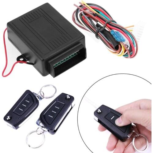 Universal Car Alarm Systems Auto Remote Central Kit Door Lock Keyless Entry System Central Locking with Remote Control Promotion