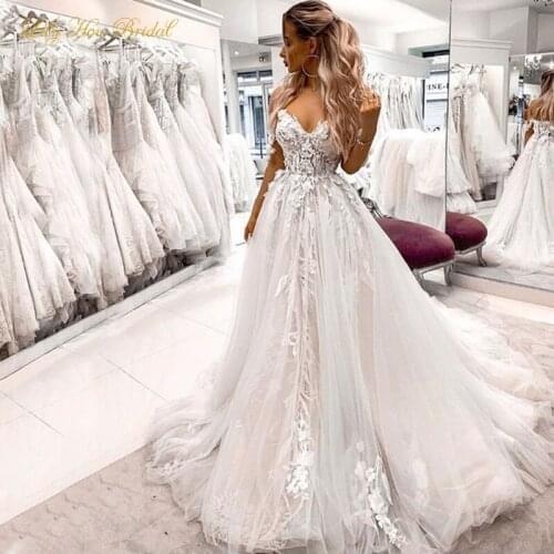 Vintage Wedding Dresses Sweetheart Sleeveless Romantic Lace Appliques A Line Bridal Gowns