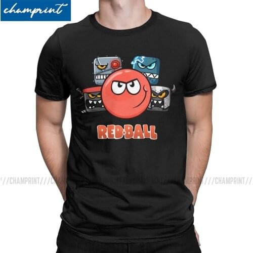 Funny Novelty Red Ball 4 T Shirts Mens Humor T-Shirts The Crew Summer Fashion Tee Shirt Short Sleeve Clothing Plus Size