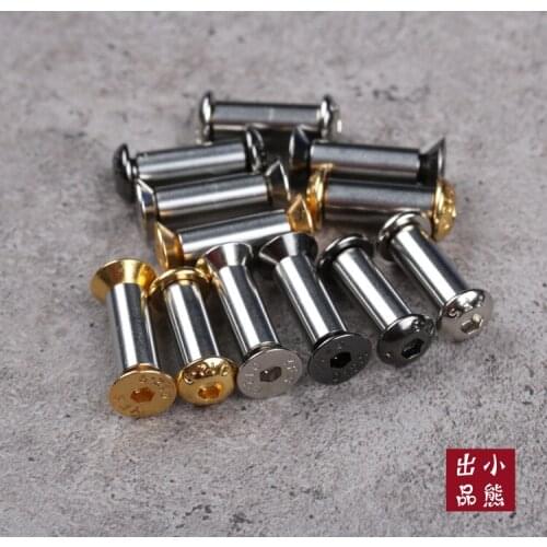 10pcs lot M4 Hex Socket Button/Flat Head Screws Tactics lock fastener