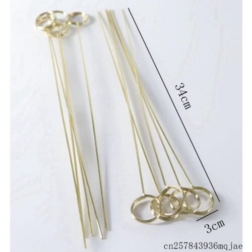 100pcs Florist Long Stick Clip Card Holders Flower Gift Wrapping Packaging for Bouquet Wedding Decoration