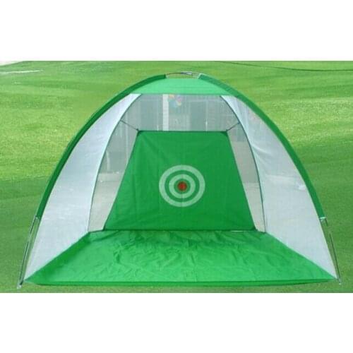 2m golf cage swing trainer pad set indoor golf practice net