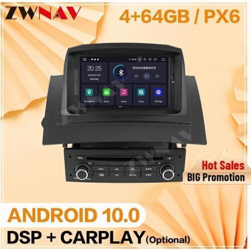2002 2003 2004 2005 2006 2007 2008 For Renault Megane 2 Fluence Android10 Multimedia player Video Audio Radio GPS Navi Head Unit